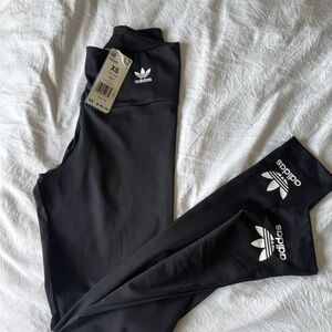 Adidas Black Tights with Logo